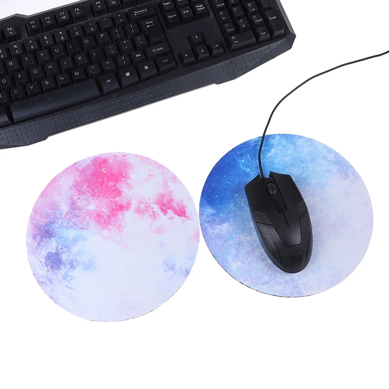 1Pcs Round Mouse Pad Planet Series Mat 200x200mm Mice Pad Computer Peripherals Accessory For Gift/ Game/ Office Tablet Mats