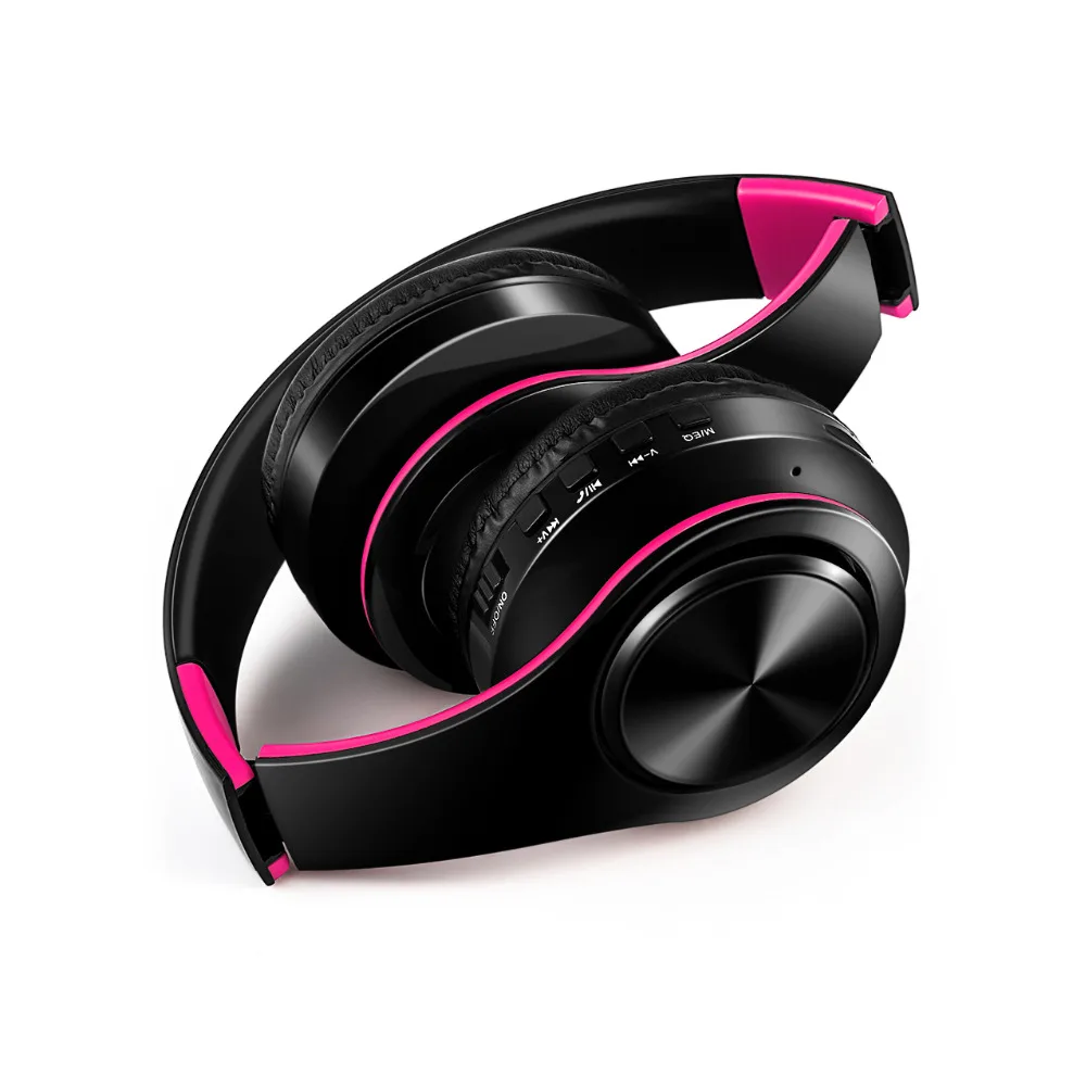 FOOVDO Bluetooth Wireless Headphones Stereo Headset Earphone Foldable Sport Earphone Microphone Headset Handfree MP3 Player