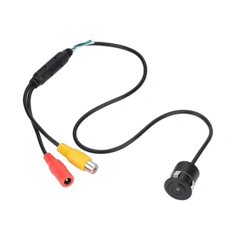 

SOONHUA Mini 170° Wide Angle Wired Waterproof Mini Color CCTV CCD Camera IR Night Vision for Car
