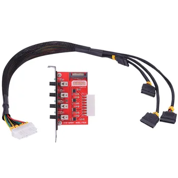 

HOT-Four Channel SATA Device HDD Power Switch PT628 SATA Interface Hard Disk Storage Device Power Switch