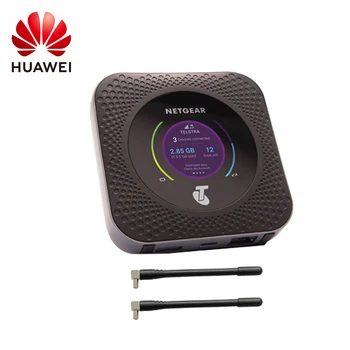 Billige Netgear Nighthawk Original Entsperrt M1 (MR1100) 4GX LTE Gigabit Mobile Router 1000mbps WiFi Hotspot MR1100 + 2PCS Antennen