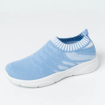 

Women Vulcanized Shoes High Quality Women Sneakers Slip On Flats Shoes Women Loafers Walking Flat shoes