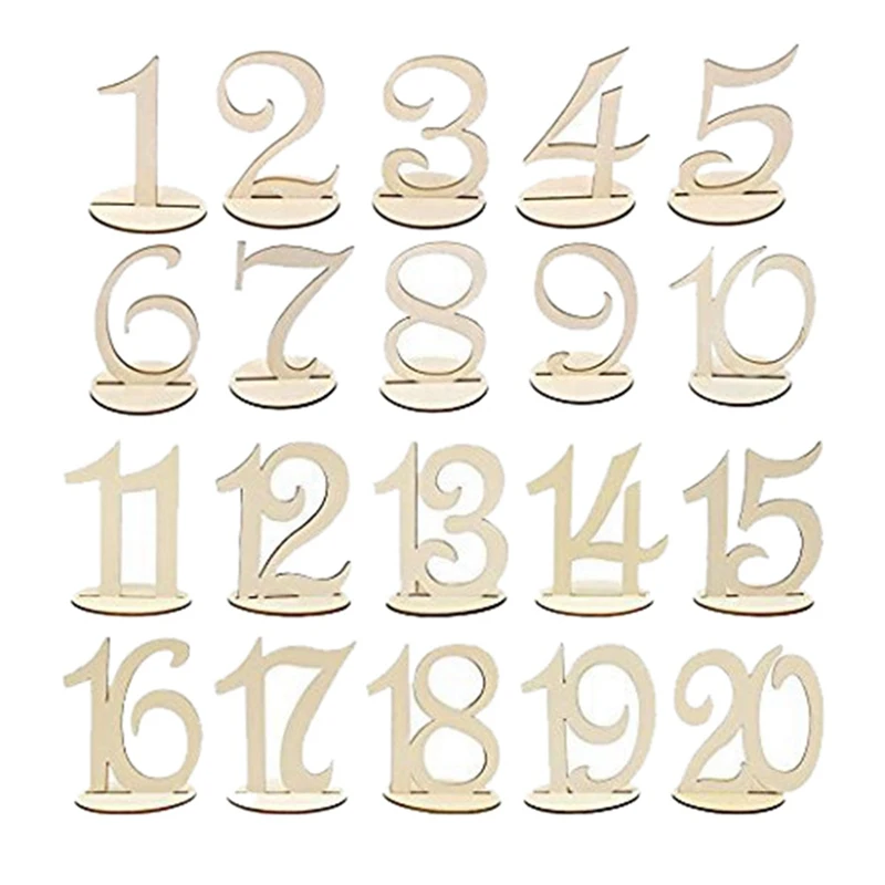 D Unique DIY Paperboard Number Place Card Wedding Banquet Party Event Desktop Decoration Supplies For Guest - Цвет: D