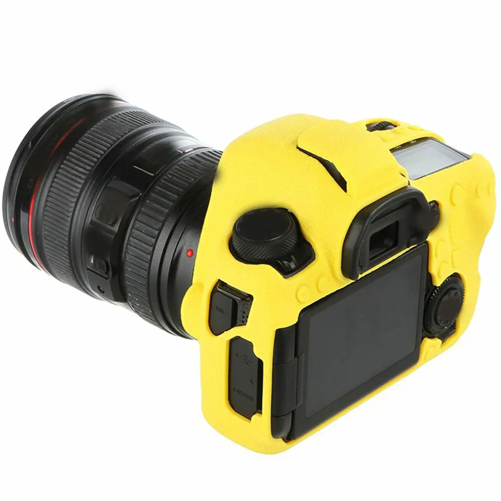 Силиконовый чехол для Canon, силиконовый чехол для Canon 6D 5D3/5DS/5DSR Mark Ii, Защитная пленка для ЖК-экрана, Мягкий защитный чехол для камеры