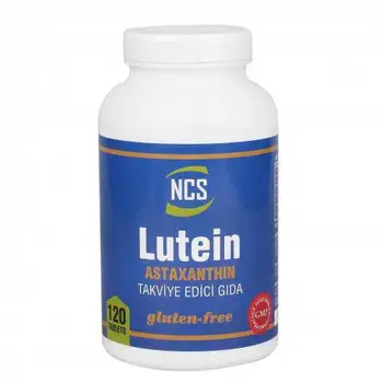 

Ncs Lutein 15 Mg Astaxanthin (Astaksantin) 12 mg Vitamin A Zinc 120 Tablet