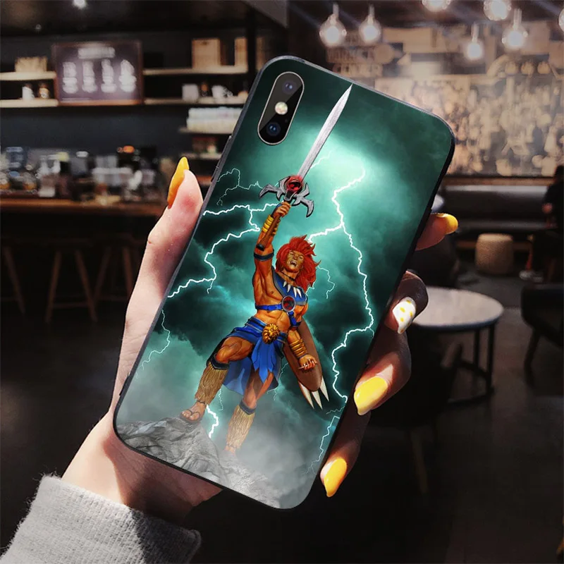 Чехол для iphone XR X 11 pro xs максимальный Чехол 7 8 6s 6 plus Мягкий чехол 5s se 5 animation Thundercats TPU силиконовый чехол мультяшный чехол