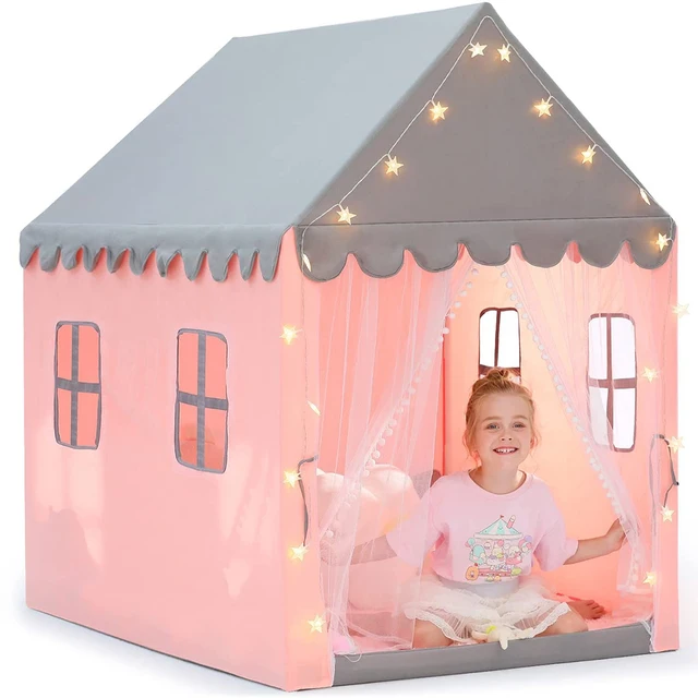 Children Princess Castle Tents Portable Indoor Outdoor Teepee Tent for kids Folding Play Tent House Baby Balls Pool Playhouse 1