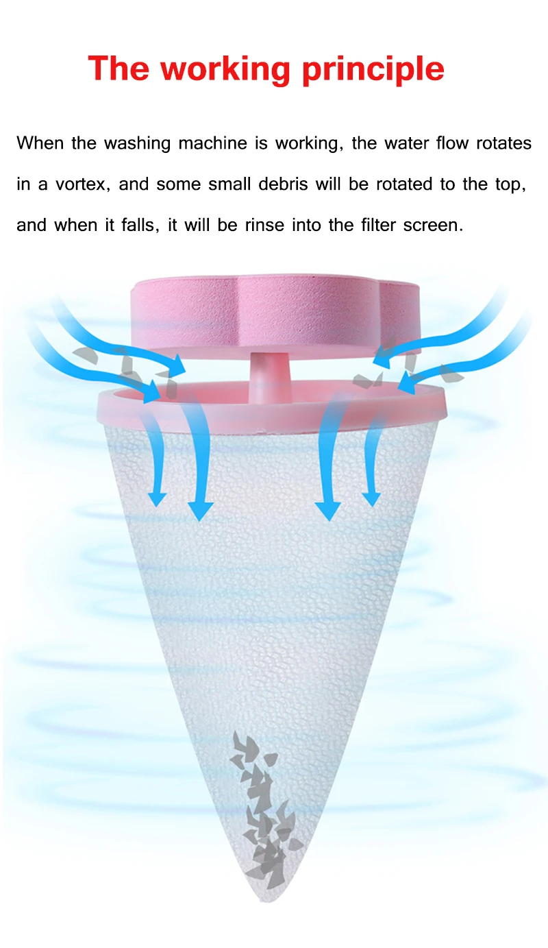 Креативный цветок удаления волос Catcher фильтр сетчатый мешок очистки мяч мешок грязного волокна коллектор мыть машинный фильтр Прачечная мяч