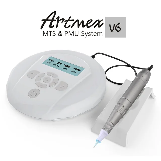 

Permanent Makeup Eyebrow Tattoo machine With Digital Control Panel Micropigmentation Device Eye Brow Lip Rotary Pen Artmex V6