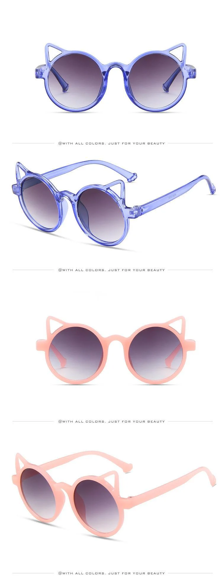 coach sunglasses Summer Girl Boys Cute Sunglasse Animal Cartoon Cat Ear Outdoor Children Lovely Vintage Sunglasses Protection Classic Kids ladies sunglasses