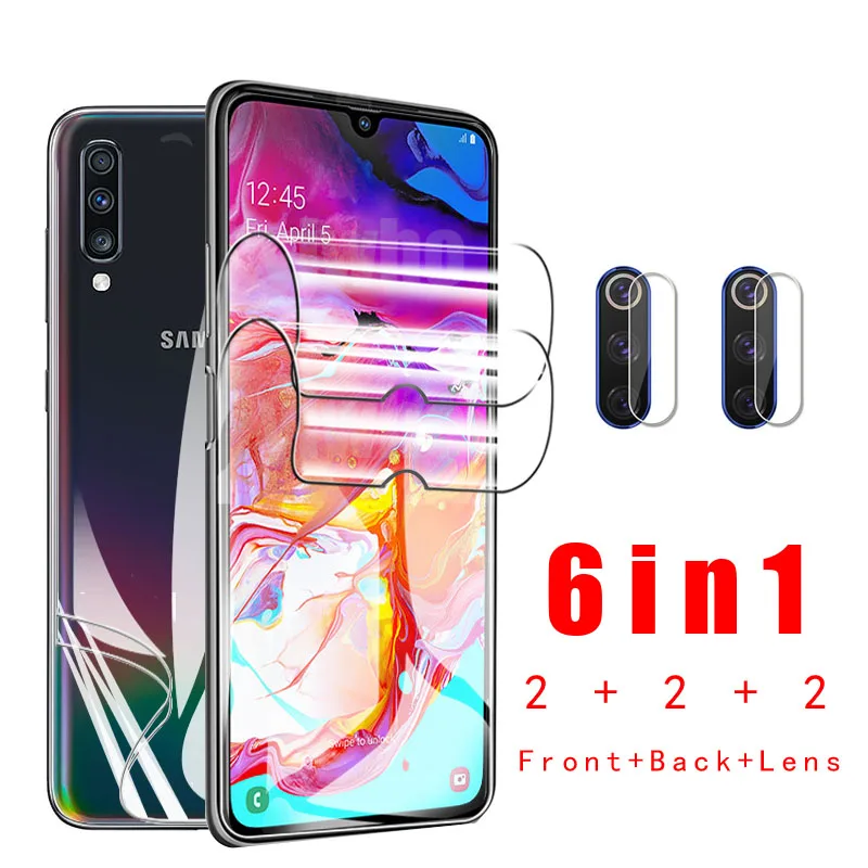 Hydrogel Film A70 S Proteggi Schermo Vetro Fotocamera Obiettivo Vetro Protettivo Per Samsung Samsun A70 A70 A 70 A 70 S A70S A70S Vetro
