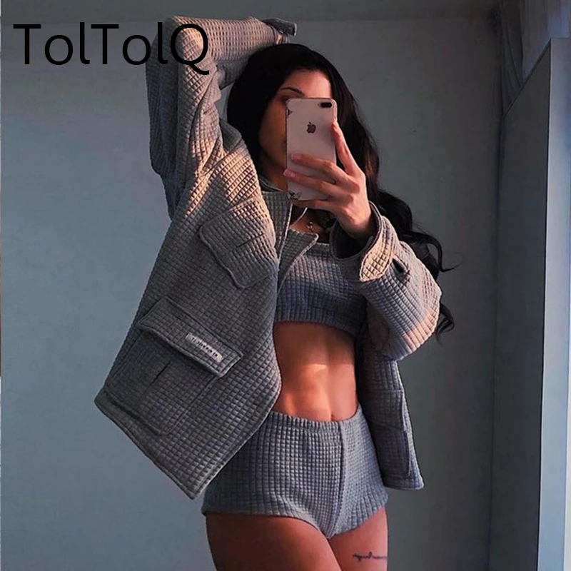 Осеннее пальто-свитер свободное Свободное пальто для отдыха Челночное ткачество с карманами и отворотами утепленная куртка зимний свитер пальто с длинными рукавами
