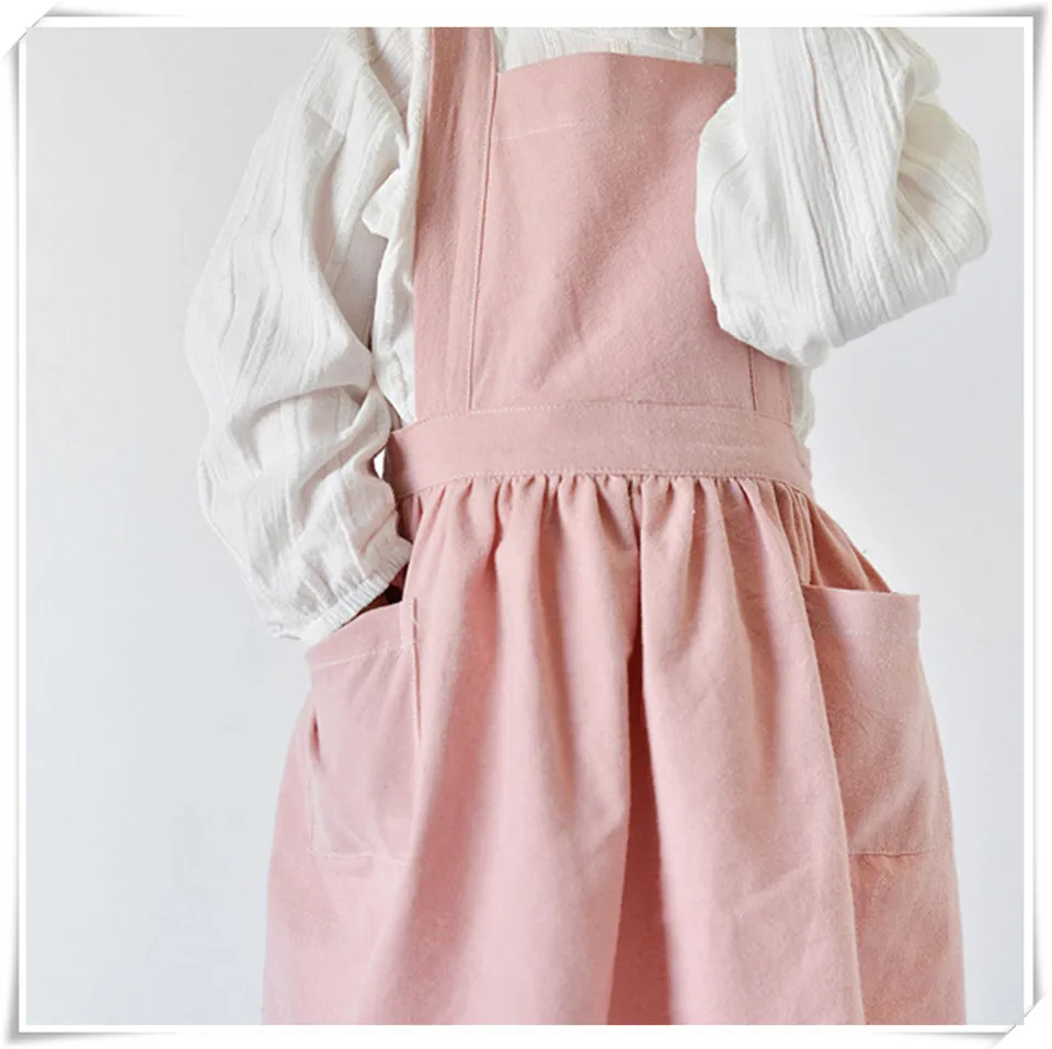 child apron C PINK