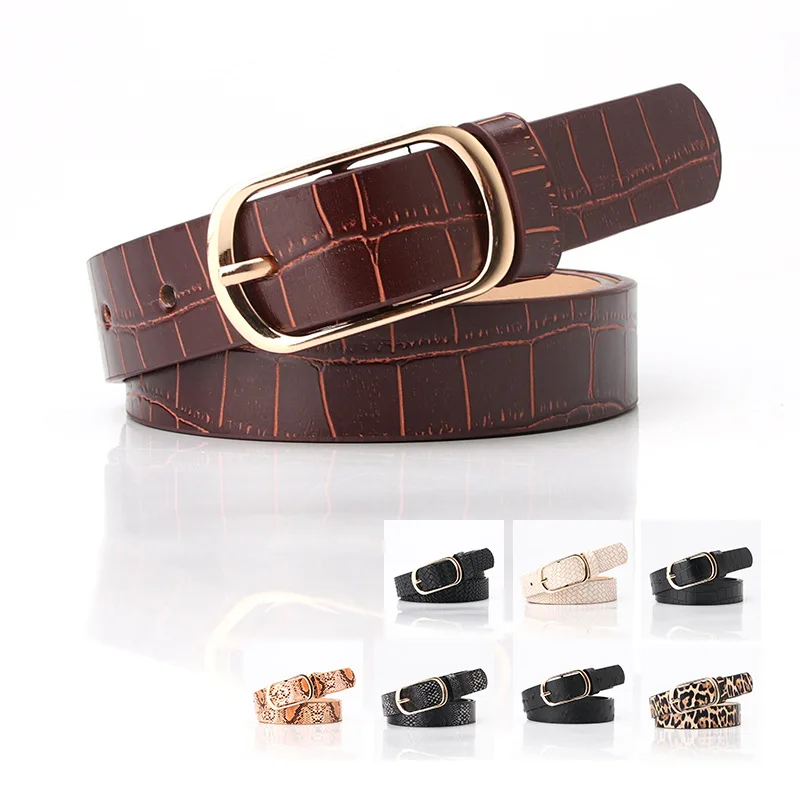 

Belt female 2020 new fashion wild pin buckle jeans belt ladies coat dress sweater decorative belt female