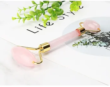 

Face Lift Massager Crystal Roller Facial Massage Relaxation Jade Roller Stone Natural Rose Quartz Beauty SkinTool Facial Roller