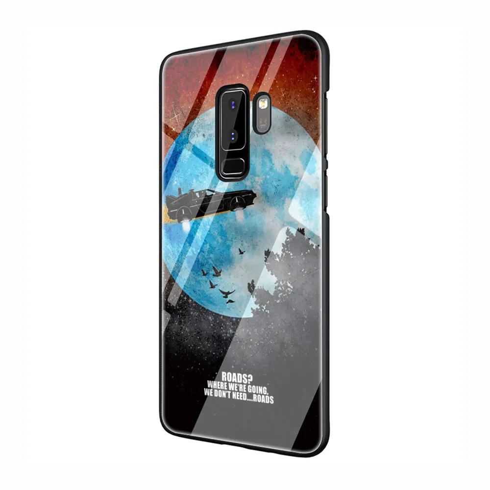 G12 EWAU Back To The Future закаленное Стекло чехол для телефона чехол для Galaxy S7 край S8 9 10 Plus, Note 8, 9, 10, A10 20 30 40 50 60 70 - Цвет: G12