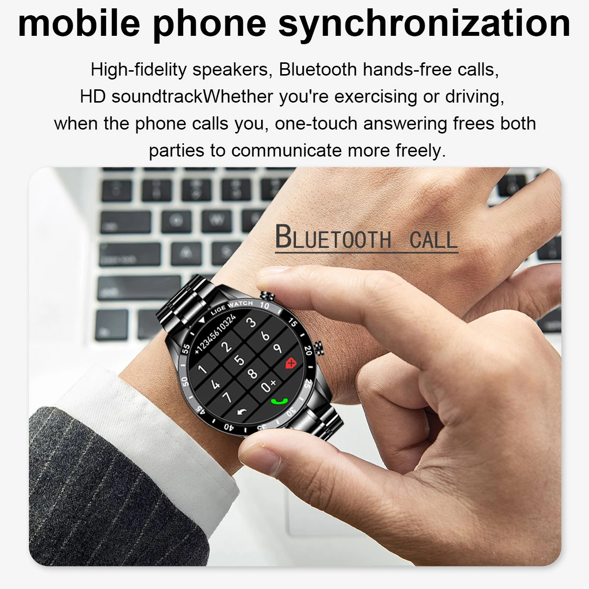 LIGE ���ο� ���� ����Ʈ ��ġ �ɹڼ� ���� IP68 ��� Dports ��Ʈ�Ͻ� �ð� iOS �ȵ���̵忡 ���� ���Ÿ� ����Ʈ ��ġ ����