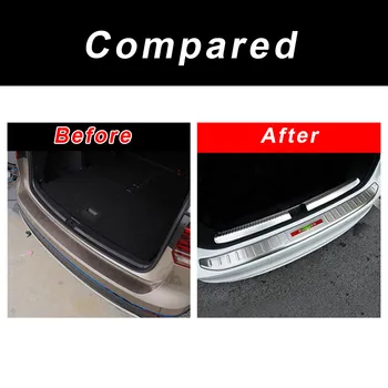 

Car Bumper Protector Cover Auto 1 pair Silver Anti-scratch Parts Reserved