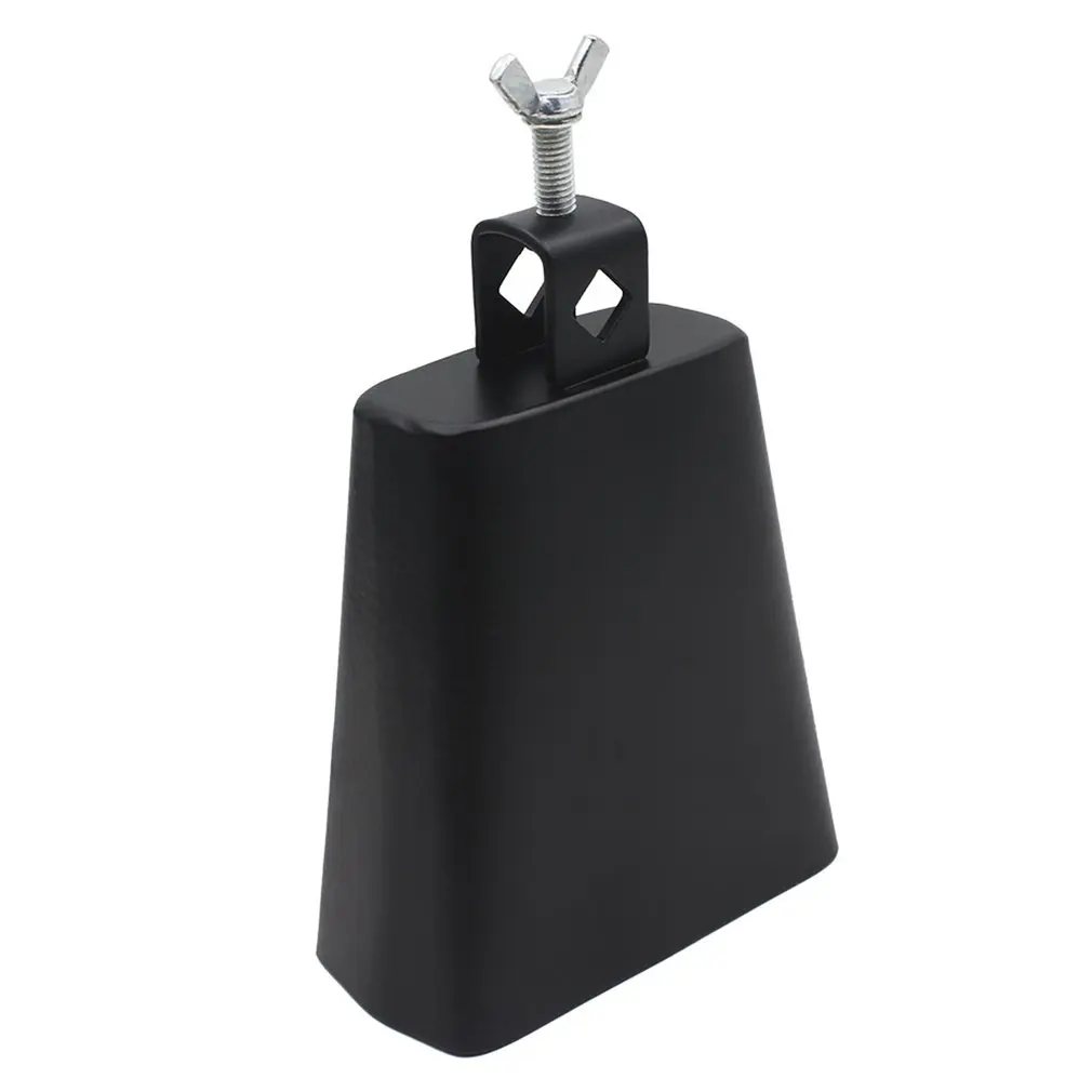 

1PC 5 Inch Metal Cowbell Cow Bell Mountable Mallet Percussion Instrument for for Drum Kits or Percussion