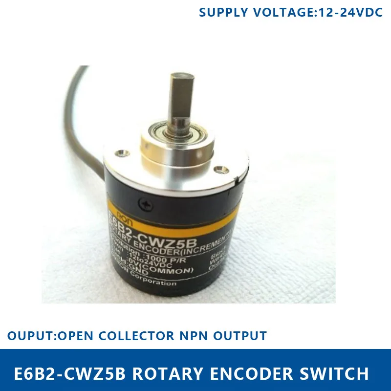 

E6B2CWZ5B Rotary Encoder E6B2-CWZ5B Omron PNP output Rotary switch 2500 2000 1200 1024 1000 600 500 400 360 300 200 100 60 P/R