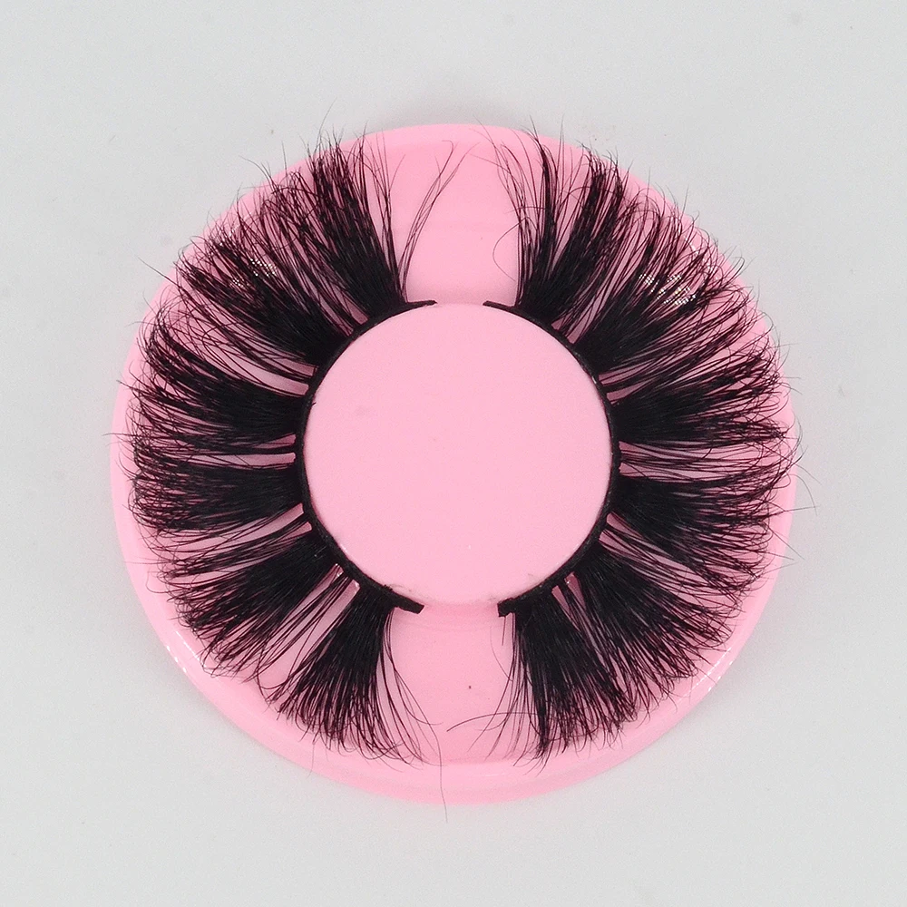 

25mm false eyelashes mink eyelashes 3d mink hair lashes with free lash boxes packaging