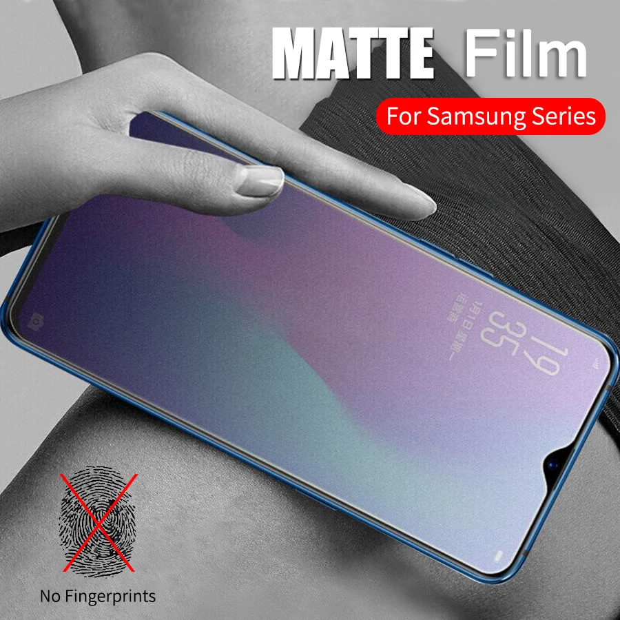 2Pcs Matte Hydrogel Film For Samsung Galaxy A6 A7 A8 A9 Star Lite Plus 2018 A750 A8S A9S Soft Frosted Screen Protector | Мобильные