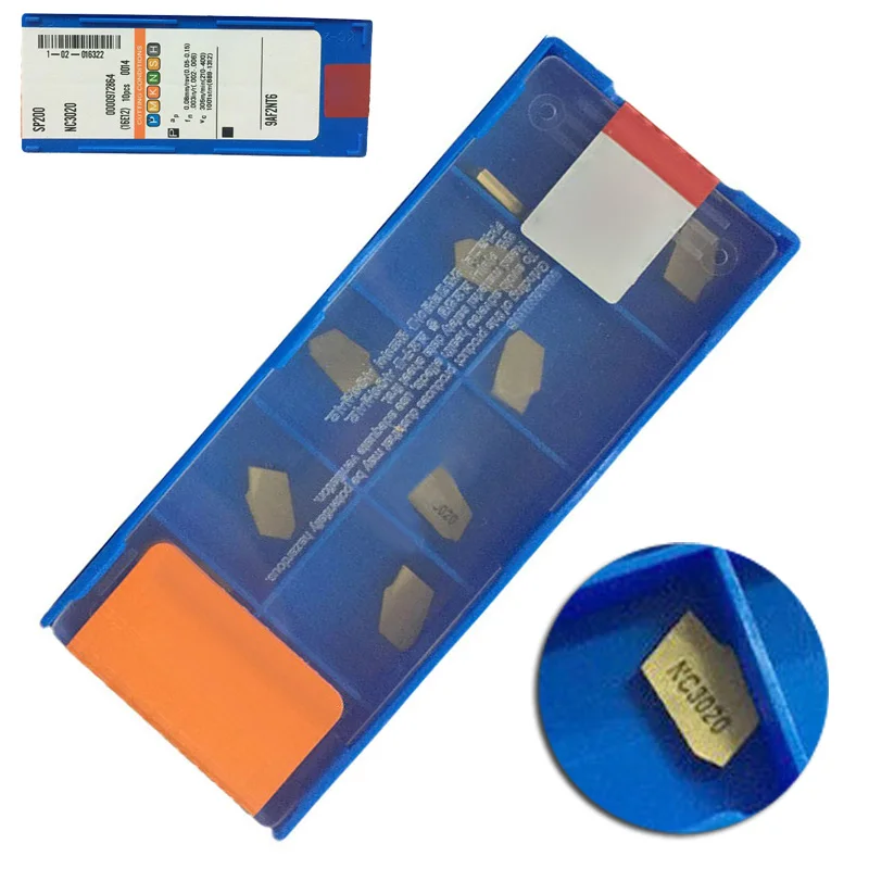 10* SP200 NC3020 SPB26 ZQMX2N11-1E пазовые щелевые отсечки карбида части для вставки