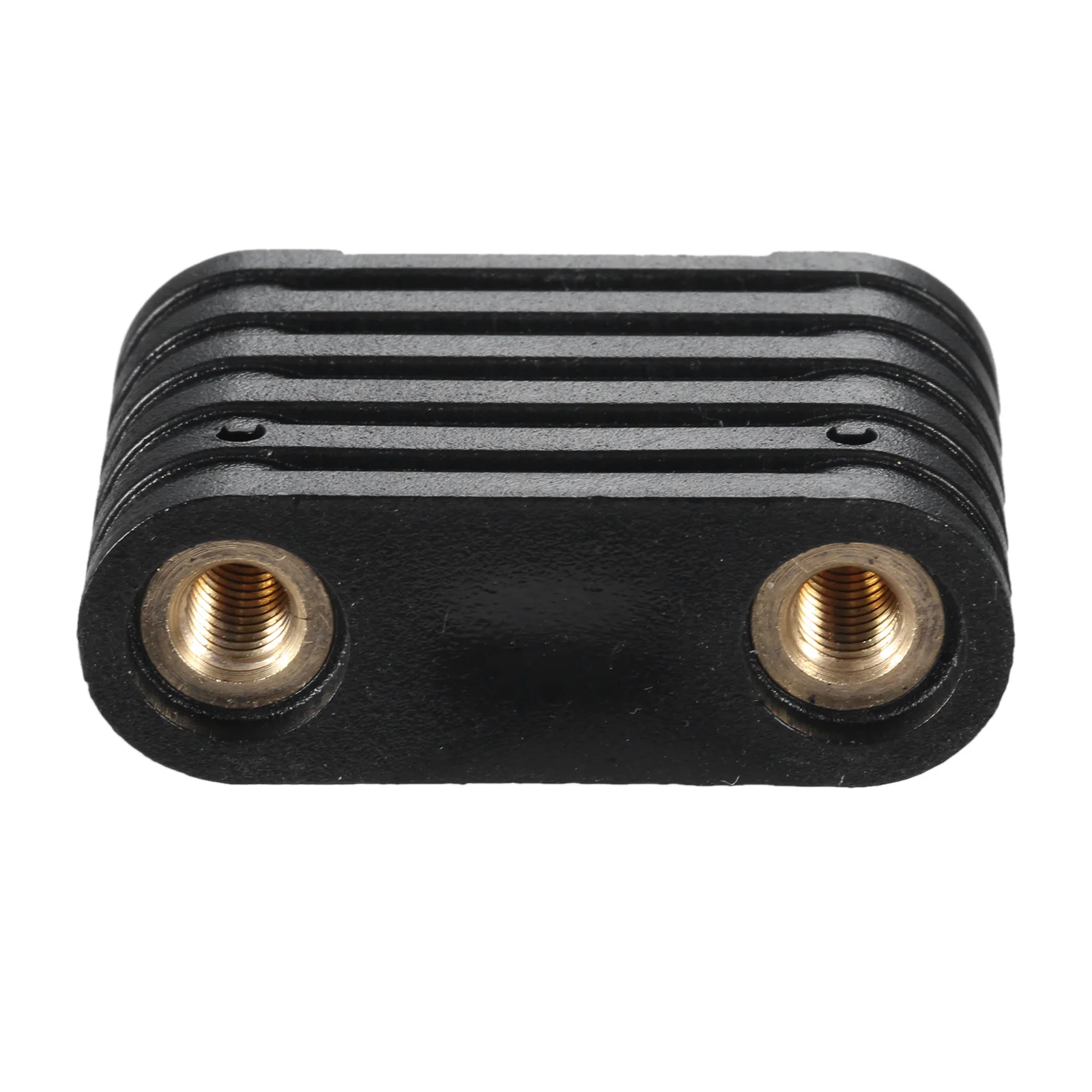 Surfboard Footstrap Insert with 2 Holes Plastic Black Windsurfing Board