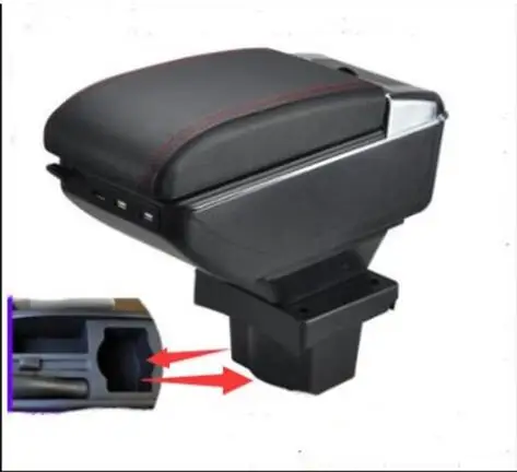 Для Skoda Octavia подлокотник коробка центральный магазин содержимое коробка для хранения интерьера автомобиля-Стайлинг украшения аксессуары части
