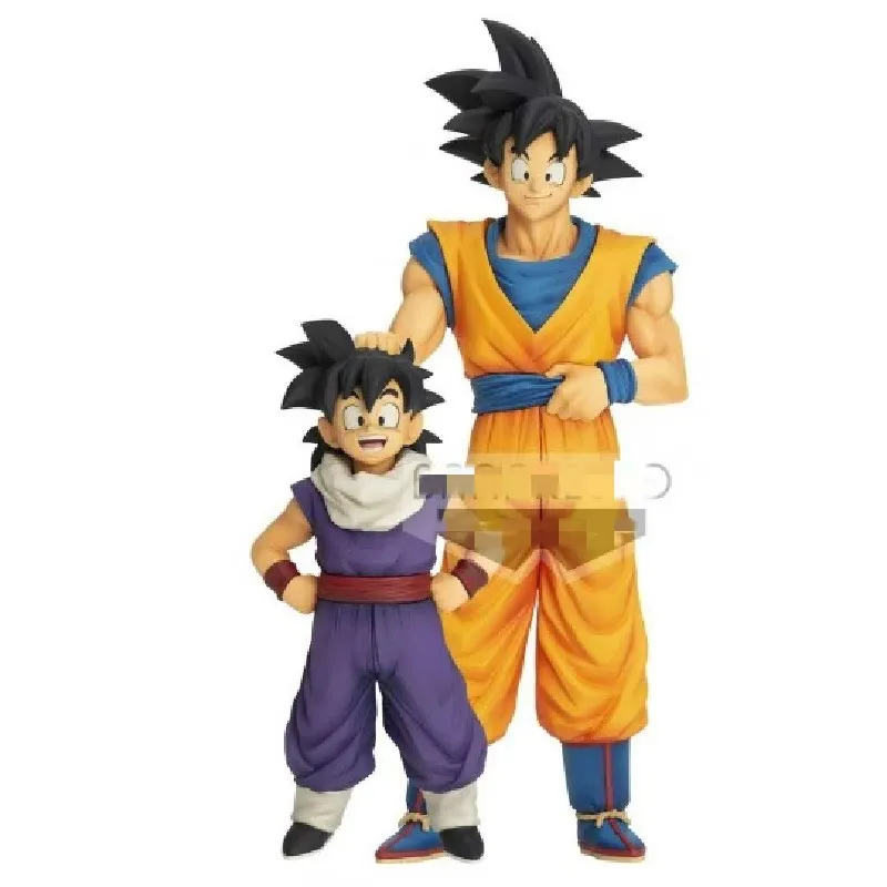 Dragon Ball Son Goku Gohan Anime Figures Father and Son PVC Toys Model Action Figurals Brinquedos DBZ Gohan Gotenks Gokou Figma