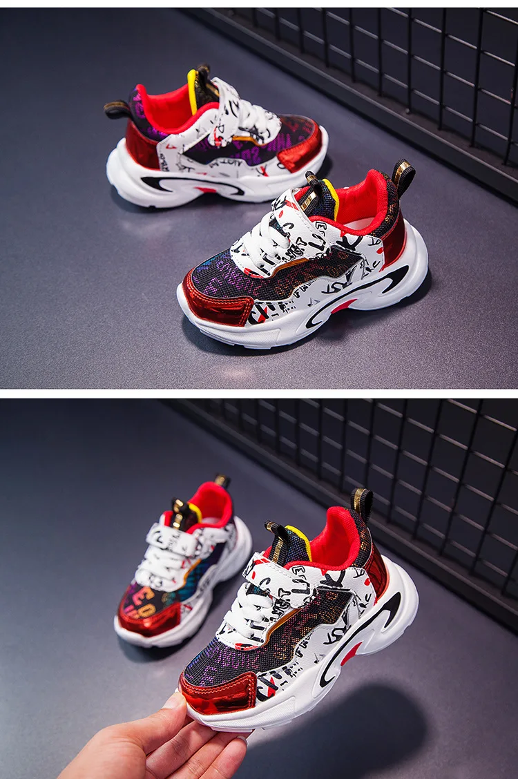 2020 Children Shoes Boys Sneakers Girls Sport Shoes Child Leisure Trainers Casual Breathable Kids Running Shoes Basketball Shoes