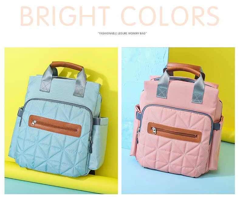 Snailhouse Mummy Backpack Bag Large Capacity Maternal Nappy Diaper Bag Travel Stroller Hanging Bag Nursing Bag For Mom Baby Care