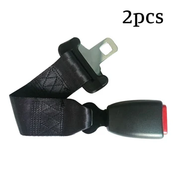 

2PCS Big buckle Car Seat Seatbelt 36cm Safety Belt Extender Extension 25MM Buckle