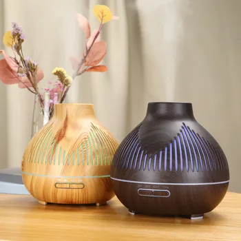 

Usb Remote Control Air Humidifier Mini Wood Grain Aroma Diffuser Essential Oil Aromatherapy Cool Mist Maker With Led Light#gb4