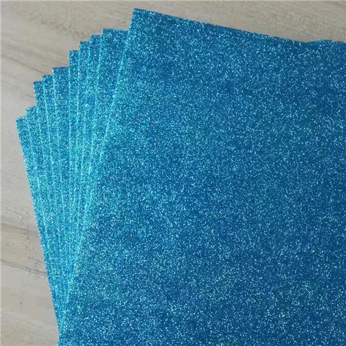 20*30 Cm Glitter Foam Paper Paper-Cut Scrapbook Sticker Kids DIY Craft Handmade Material Wedding Party Decoration Spong Paper sea lake