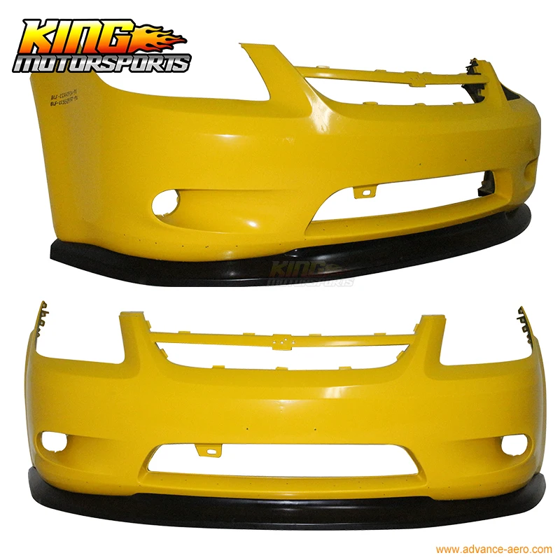 Подходит для 2005 2010 06 07 08 09 Chevy Cobalt SS Bumper Only ST Style передний бампер губ Неокрашенный
