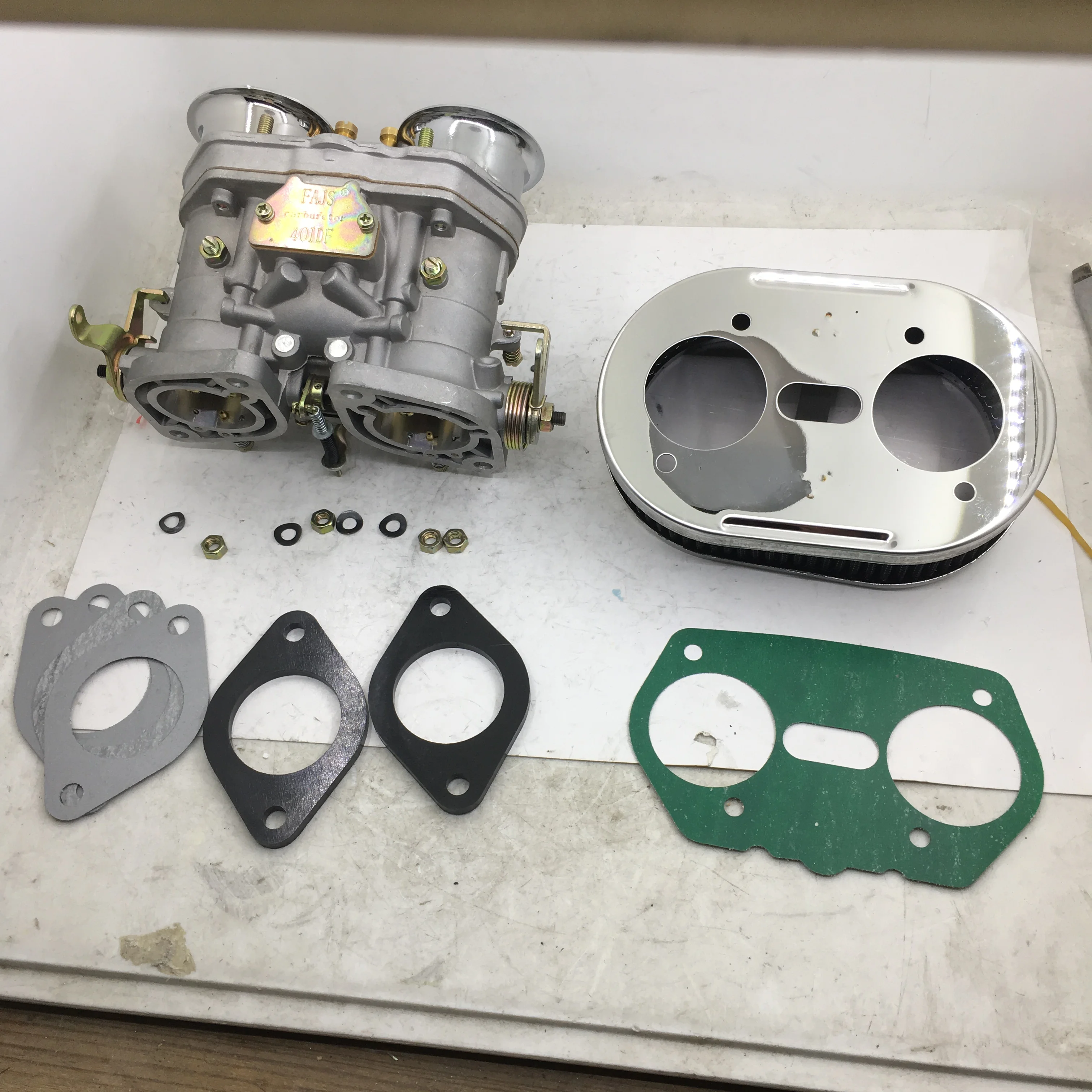 SherryBerg fajs 48mm 48 IDF 48IDF carb carburetor 28mm air horns 45mm tall air filter Insulate kit for Weber Solex dellorto EMPI