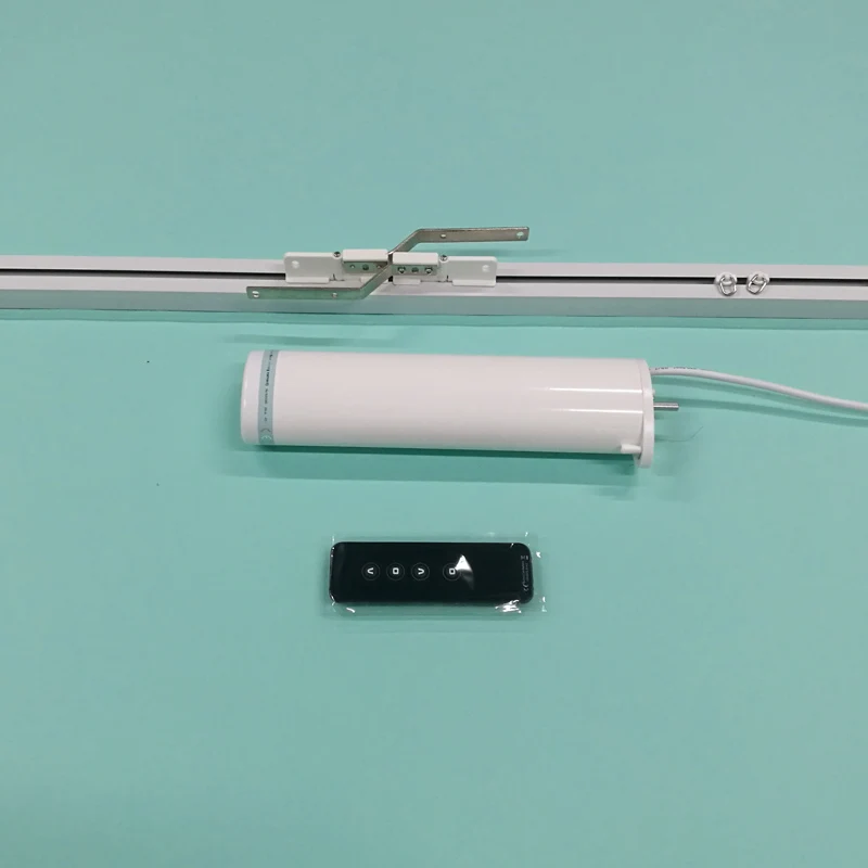 AC100-240V Super Slient Curtain Motor RF868 Remote Control Motor Curtain Electronic Limit Dry Contact Control Motor