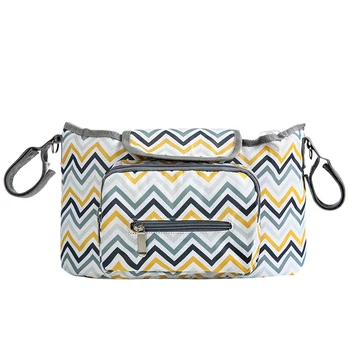 

New Baby Bags Baby Strollers Organizer Pram Buggy Cart Hanging Bag Waterproof Mummy Diaper Bag Stroller Accessories Yellow