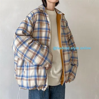 

2019 New Large Size Winter Simple Popular Men's Loose Korean Version Of The Wild Couple Two Sides Wearing A Lapel Casual Coat