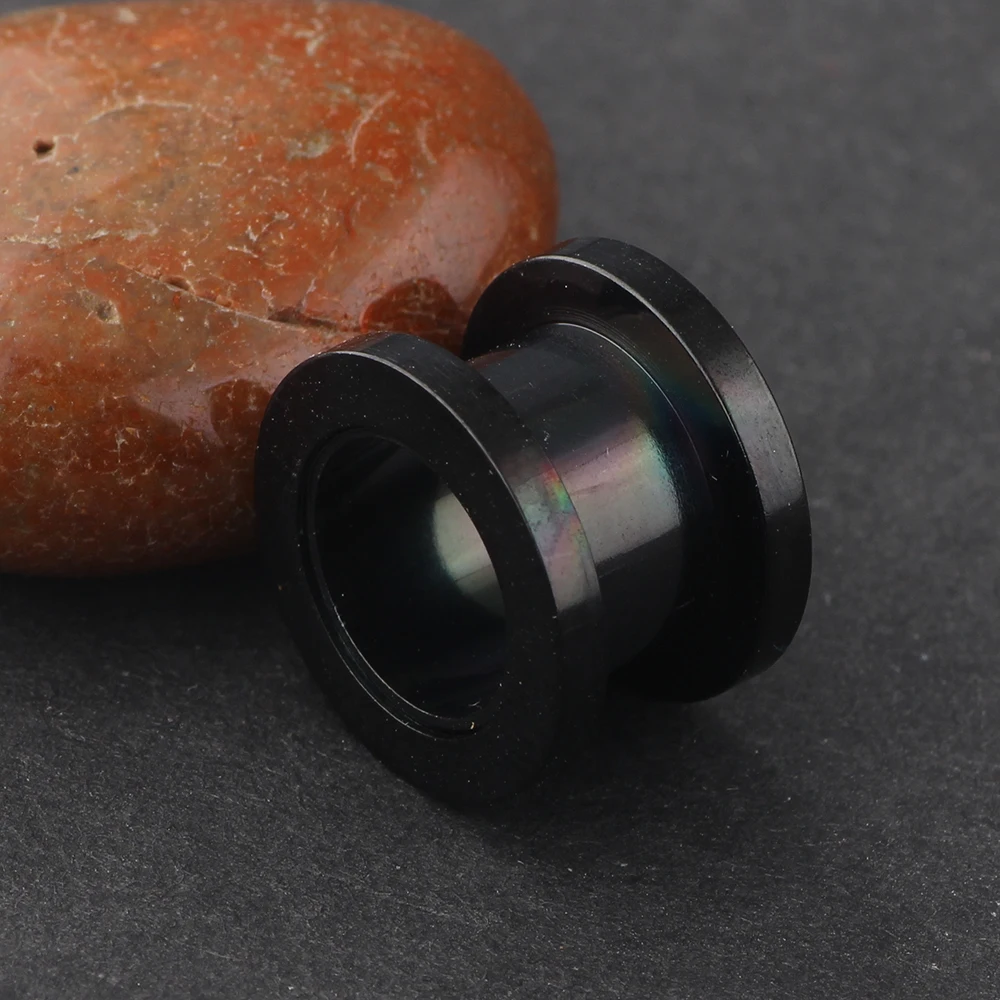 JUNLOWPY Screw Stretcher Ear Tunnels Wholeasales 1.6-10mm Earrings Gauges Flesh Tunnels Ear Plugs Piercing Expander Plugs