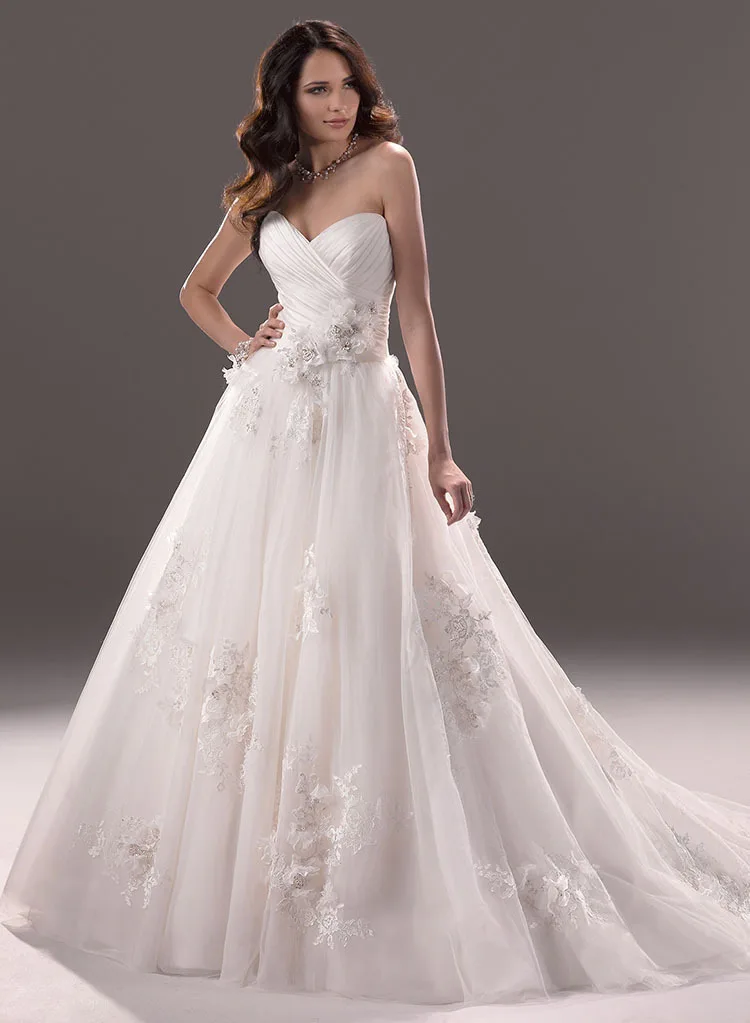 Ручная работа цветы Плюс Милая аппликация невесты 2021 vestido de noiva модное свадебное