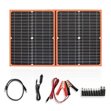 

BOGUANG Foldable 12v 18v 5v 40W Solar Panel Charger Portable Power and USB Devices, QC3.0 USB Ports China Ukraine Shipping