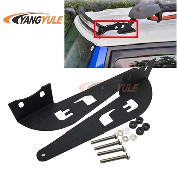 

Black Roof Brackets Light Bar Mount For Toyota For FJ Cruiser 52" Curved LED Light Bar Mounting Brackets 07-14