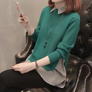 

Autumn 2019 new sweater women's two piece suit gw2