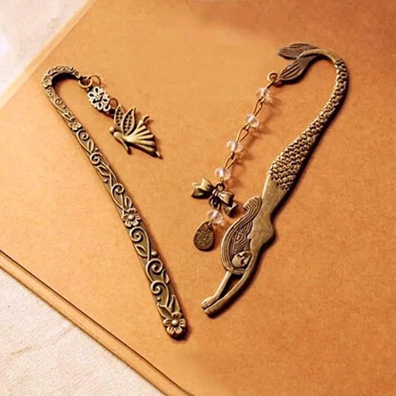 1 шт. ретро книга из металлического сплава с бусинами или ангелами бабочками| |