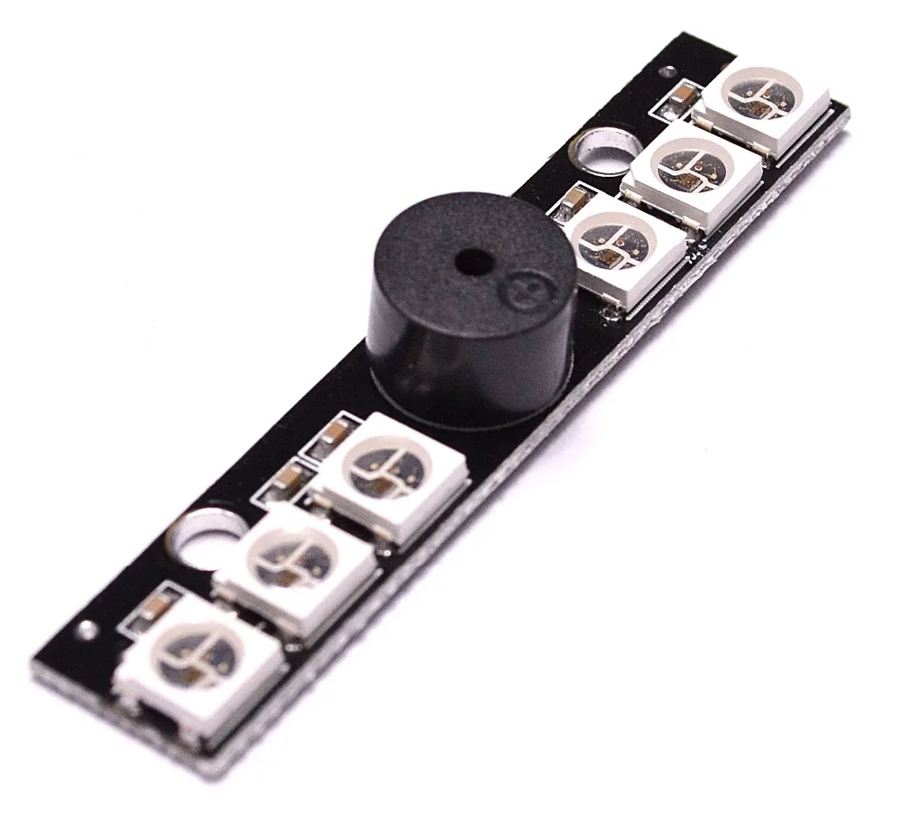WS2812B светодиодный и 5 в зуммер 6 RGB чипов индикатор для NAZE32 Skyline32|buzzer naze32|matek ledbuzzer led |