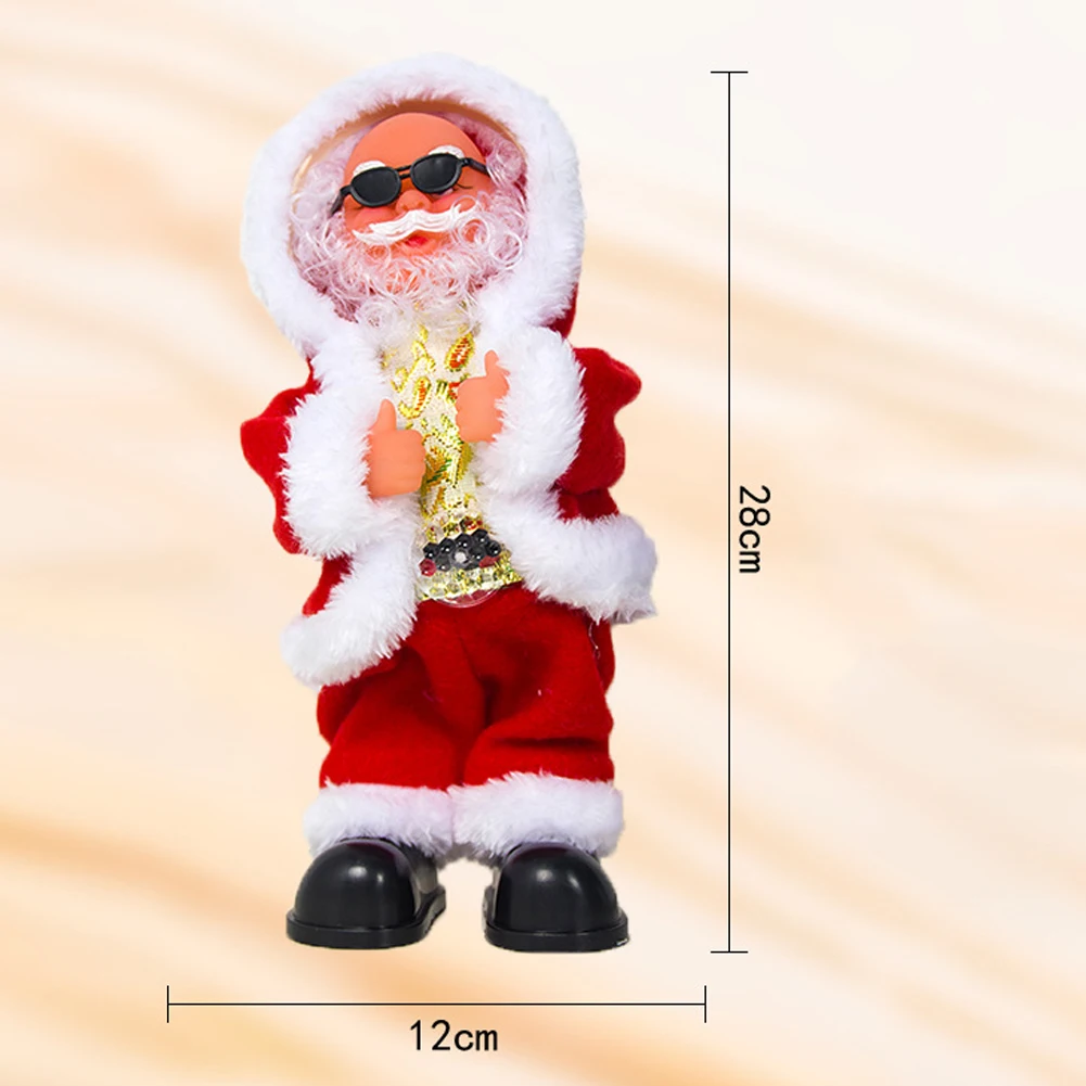 Dancing Music Singing Desk Children Ornaments Cute Figure Gift Christmas Toy Decorations Santa Claus Festival Doll Electric Home