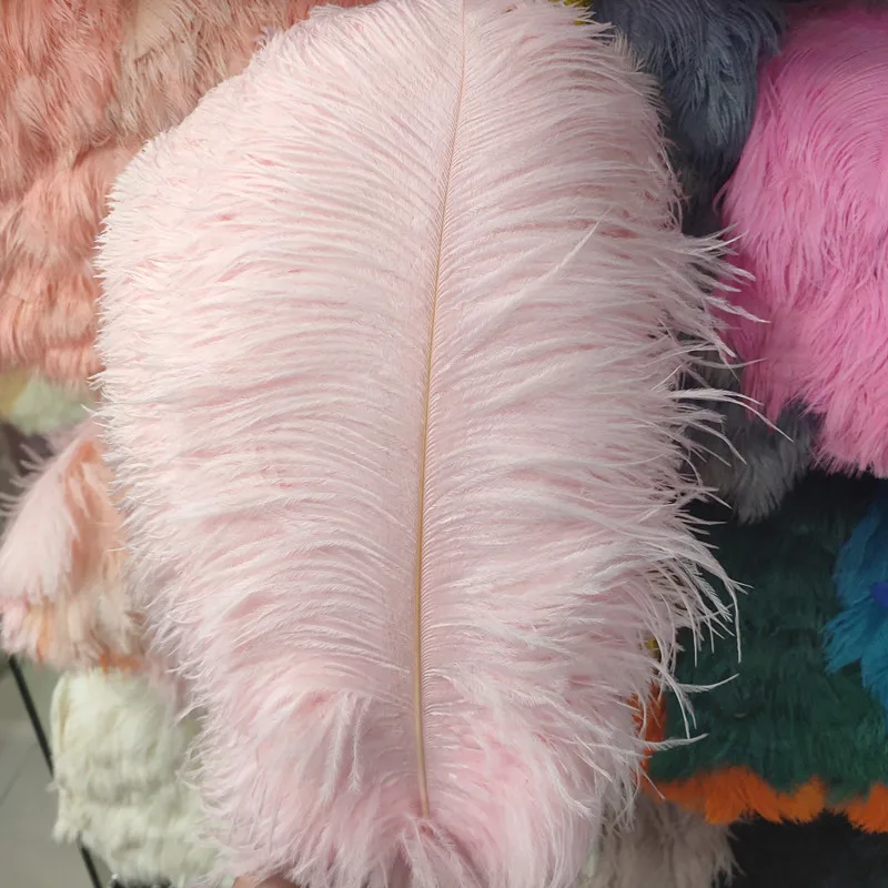 100 pcs Feathers Fluffy Ostrich Feathers 30-55cm Large Feathers For Wedding  Party Center Pieces Decoration Home DIY Deco
