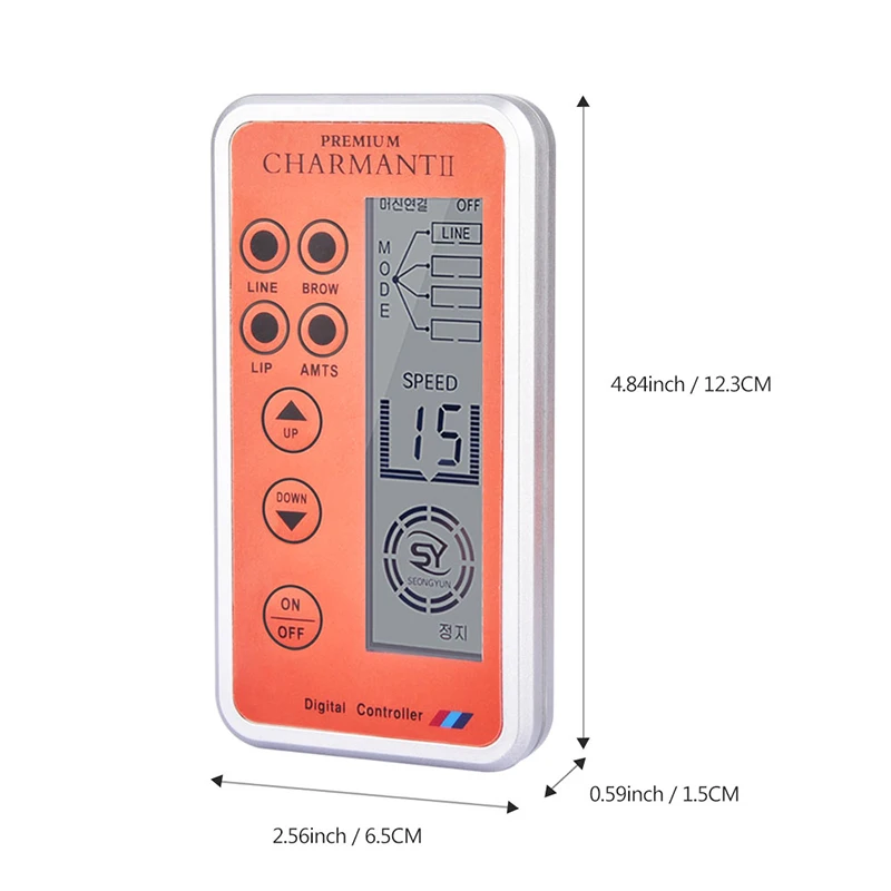 Dermografo Charmant 2 с 50 шт. иглы Digita Professional Micro pigmenacao Charmant Agulhas mts ручка набор легко нажать